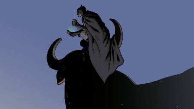 Imagen de Batman sobre el toro de Osborne en el cómic realizado por Paco Roca