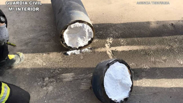 Cocaína interceptada en el puerto de Valencia