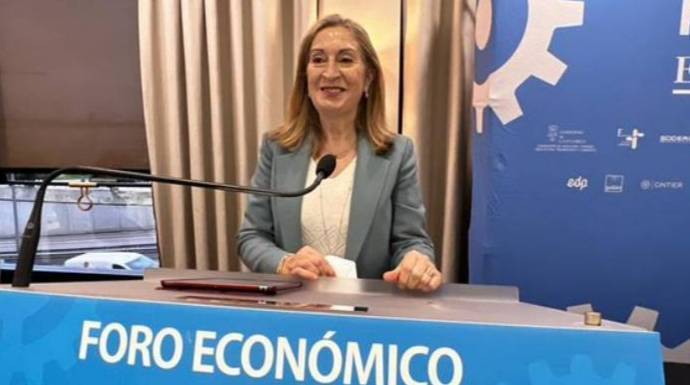 La exministra y expresidenta del Congreso, Ana Pastor, este viernes en el Foro del Diario Montañés.