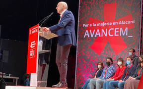 El PSPV-PSOE de la provincia de Alicante escenifica su fractura