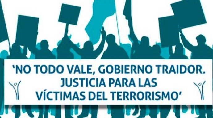Imagen del cartel de la convocatoria de la manifestación el 2 de abril en Madrid.