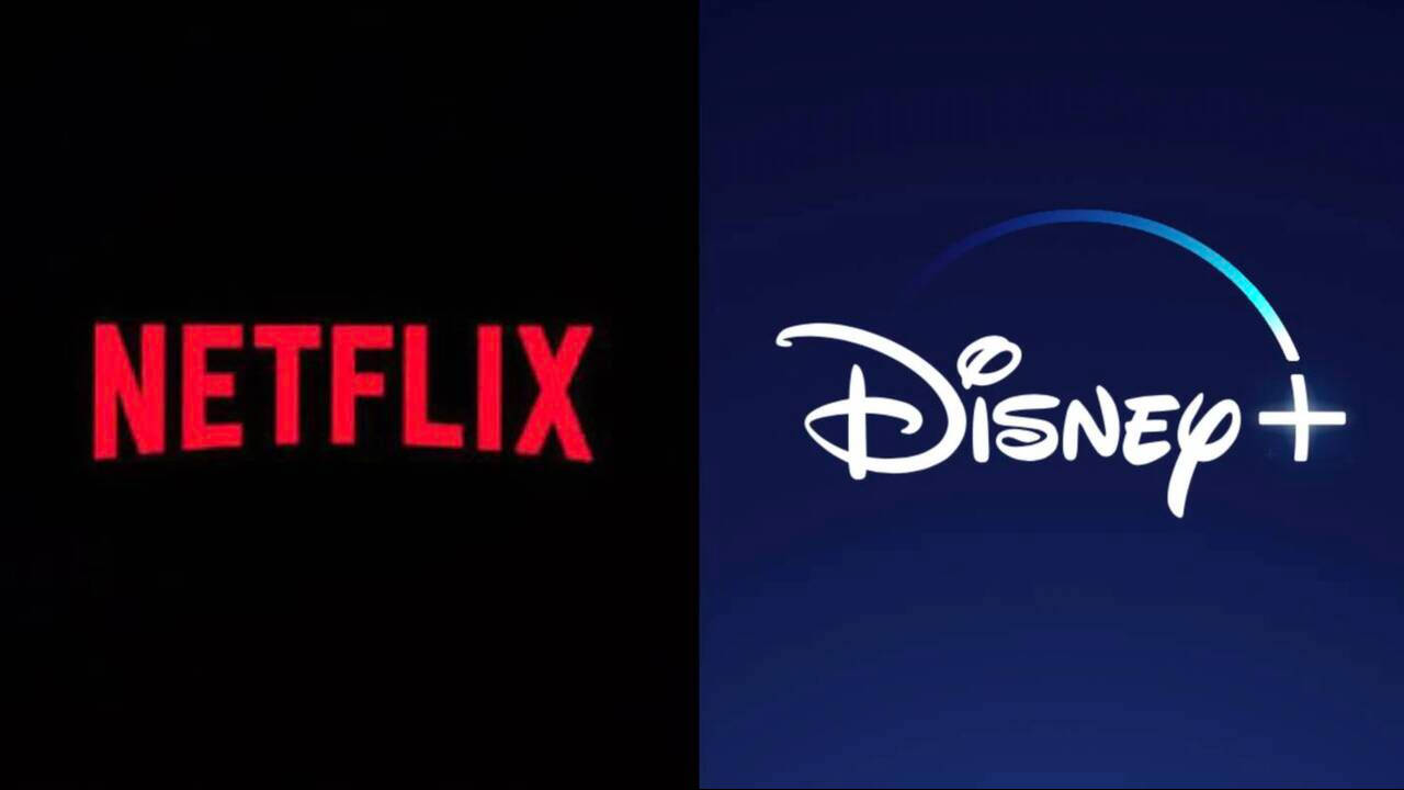 Logos de Netflix y Disney Plus