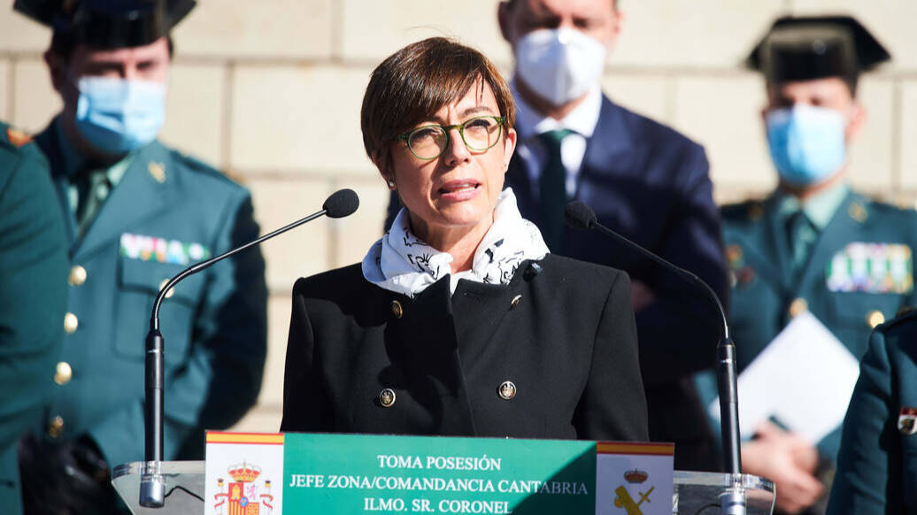 La directora de la Guardia Civil, María Gámez, que antes del cargo fue concejala socialistas del Ayuntamiento de Málaga.