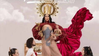 El cartel con una Virgen drag que indigna a las Fallas