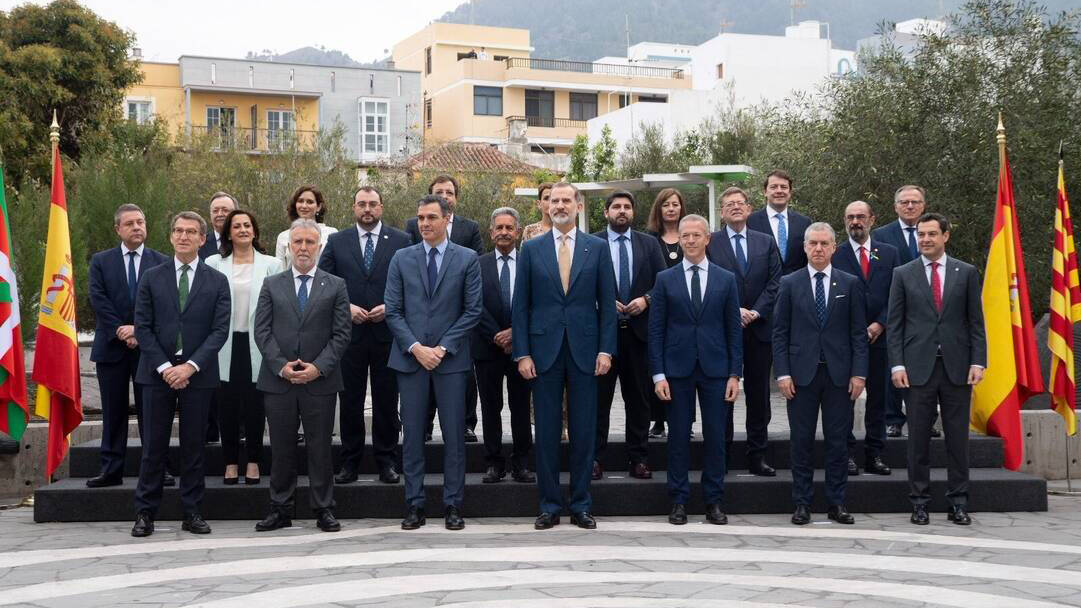 Foto de los presidentes con Felipe VI