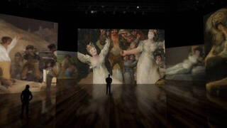 Una experiencia inmersiva en las obras de Goya se proyecta en el Ateneo Mercantil de Valencia