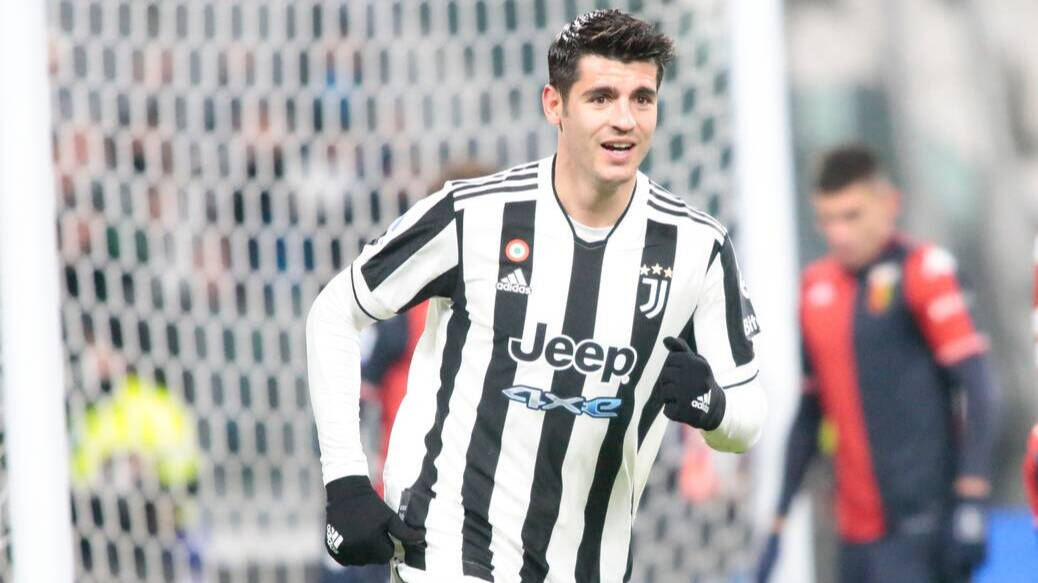 Álvaro Morata, durante un partido de esta temporada con la Juventus