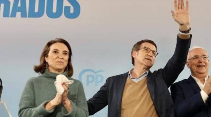 Alberto Núñez Feijóo y Cuca Gamarra, el nuevo ticket del PP.