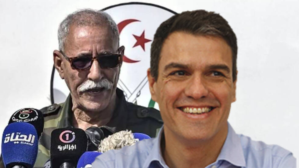 El líder del Frente Polisario y Pedro Sánchez