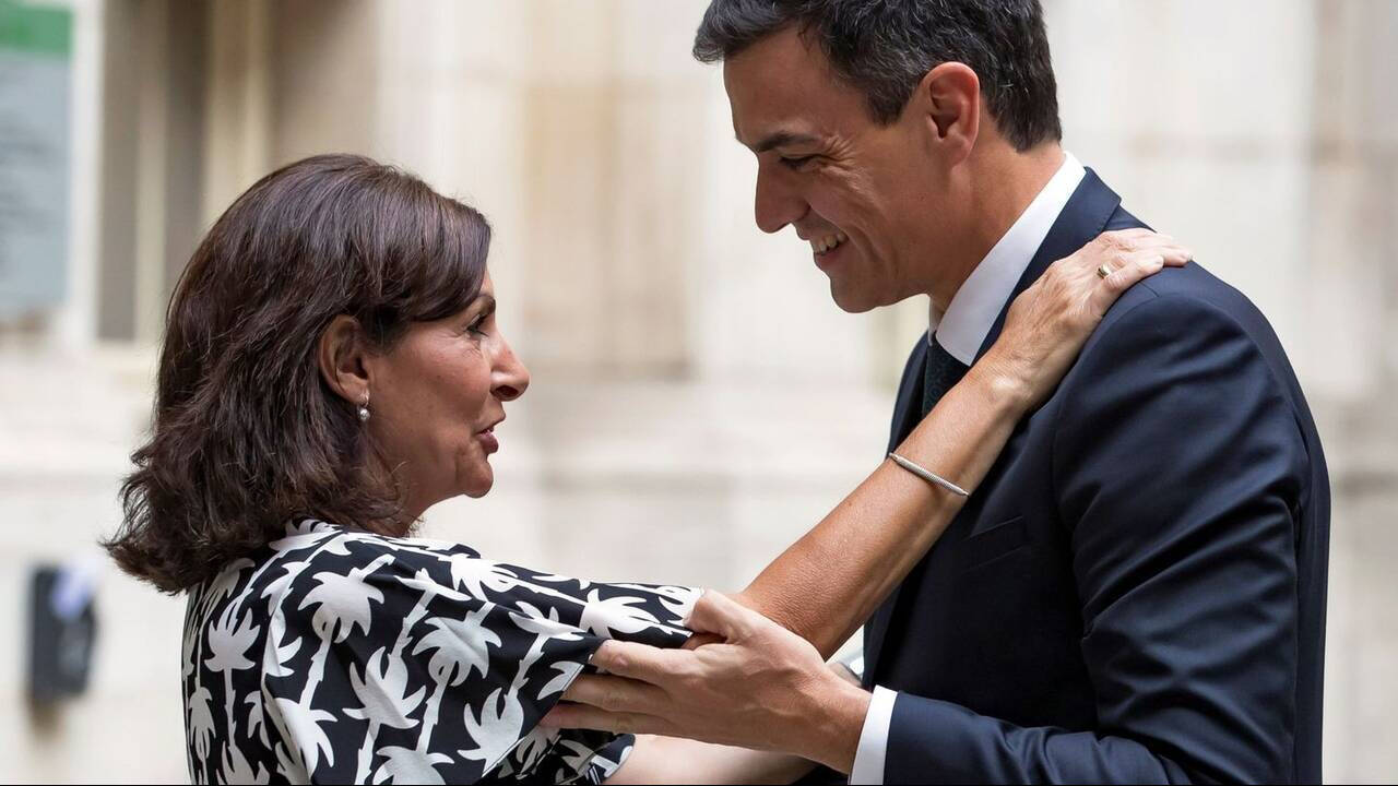Anne Hidalgo y Pedro Sánchez