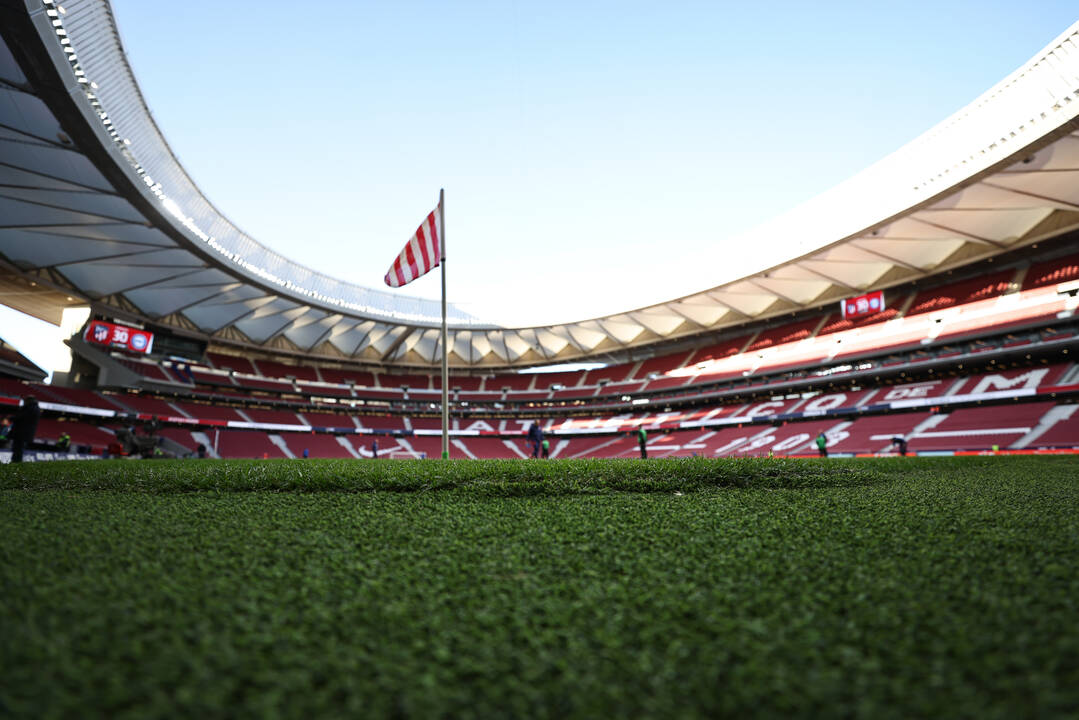 Panorámica del Wanda Metropolitano antes de un partido esta temporada.