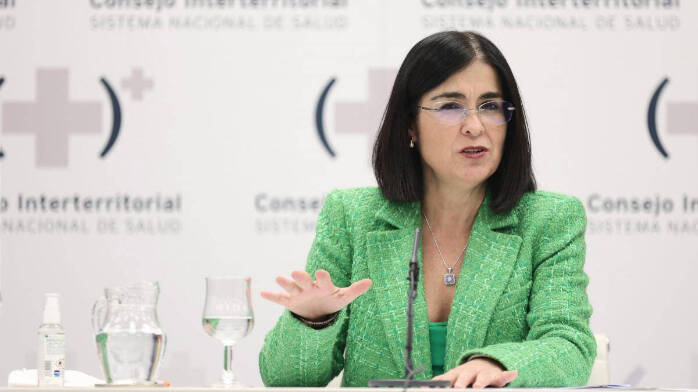 La ministra de Sanidad, Carolina Darías