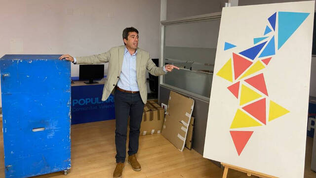 Carlos Mazón muestra la nueva sede del PPCV