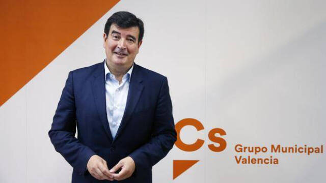 El portavoz de Ciudadanos de Ciudadanos en Valencia, Fernando Giner.