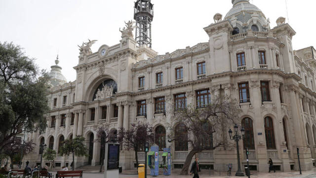 El edificio de Correos, ubicado en la Plaza del Ayuntamiento.