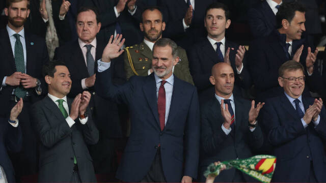 El Rey Felipe VI en la pasada Copa del Rey