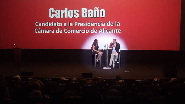 Carlos Baño ha sido entrevistado en directo por la periodista Luz Sigüenza