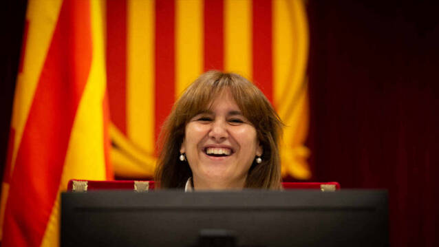 Laura Borràs, presidenta del Parlament de Cataluña