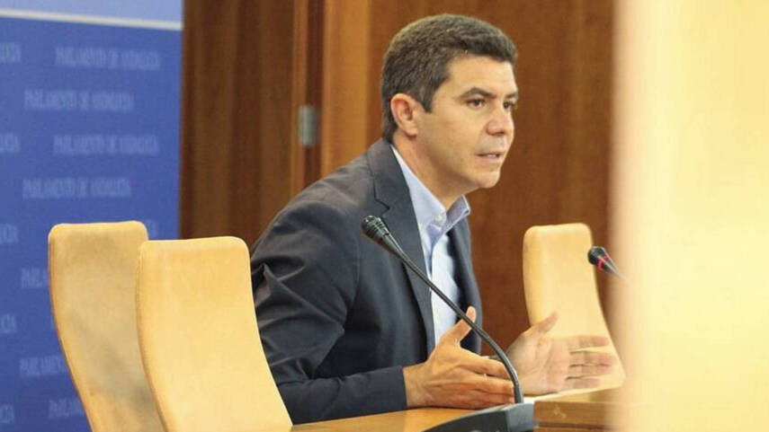 El diputado de Cs en el Parlamento andaluz, Sergio Romero.