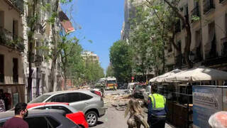 Dos fallecidos en la explosión en un edificio del madrileño barrio de Salamanca