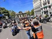 Las Harleys invaden las calles de Madrid