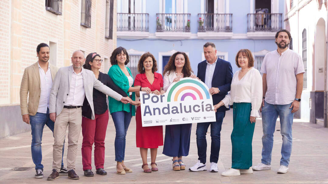 Presentación de la coalición 'Por Andalucía' en Sevilla, con la candidata a las elecciones andaluzas, Inmaculada Nieto (IU).