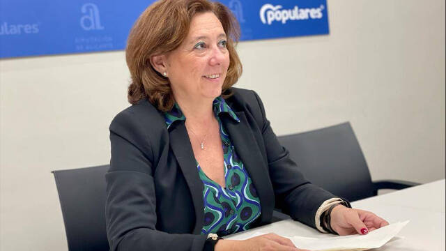 María Gómez, coordinadora del PP