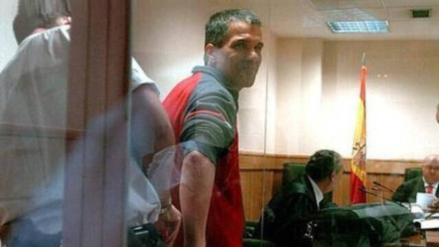 El sanguinario Juan Carlos Iglesias Chouzas, ‘Gadafi’, durante una sesión de uno de sus juicios por asesinato
