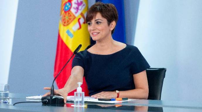 La portavoz de Moncloa, Isabel Rodríguez, este viernes.
