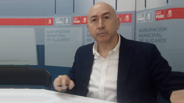 Alejandro Soler, secretario general del PSPV-PSOE de la provincia de Alicante