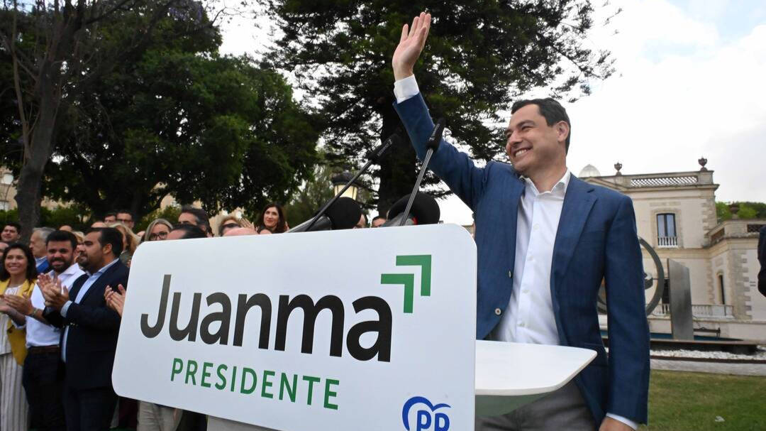 El presidente del PP-A  y de la Junta de Andalucía, Juanma Moreno.