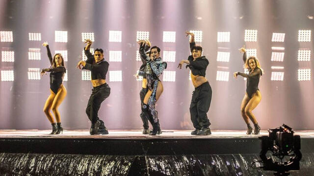 Actuación de Chanel en el Festival de Eurovisión