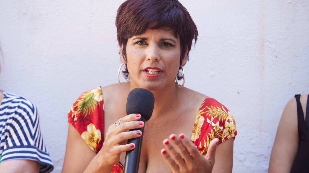 La candidata de Adelante Andalucía a la presidencia de la Junta en las elecciones del 19J, Teresa Rodríguez.
