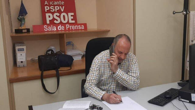 Miguel Millana, concejal y secretario general del PSOE de Alicante