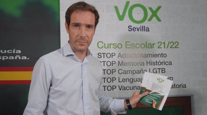 Javier Cortés, presidente de Vox en Sevilla.