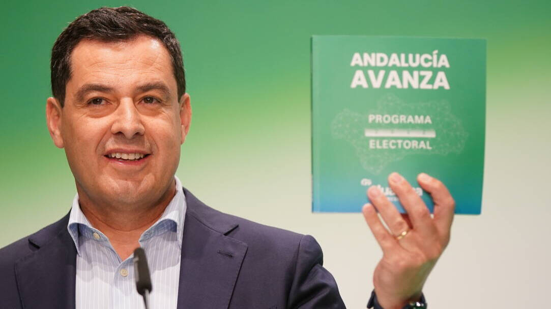 El presidente de la Junta de Andalucía y candidato del PP-A a las elecciones del 19J, Juanma Moreno.