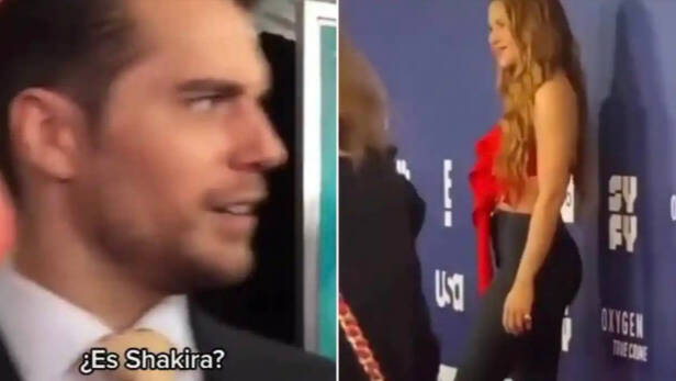 Henry Cavill y Shakira en el vídeo que se ha hecho viral