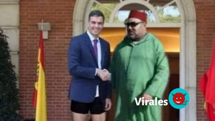 El fotomontaje fake de Sánchez con Mohamed que se ha hecho viral
