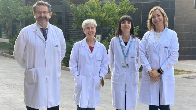Los doctores Sanmartín, Chust, García y Juan.
