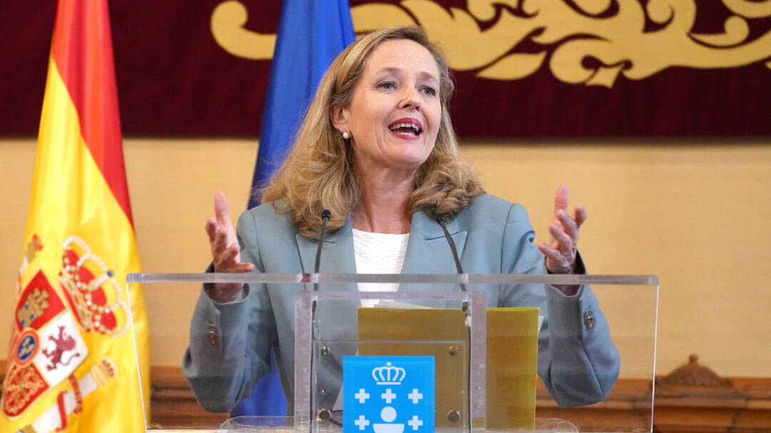 La vicepresidenta primera y ministra de Asuntos Económicos del Gobierno central, Nadia Calviño