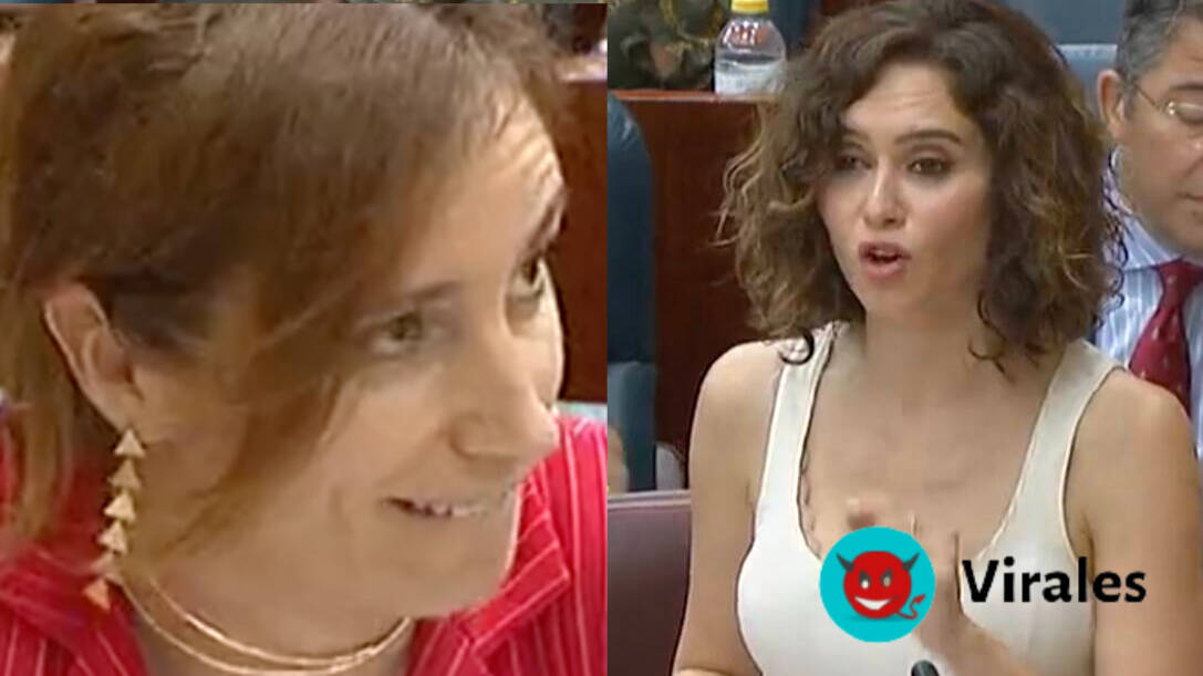 Mónica García e Isabel Díaz Ayuso