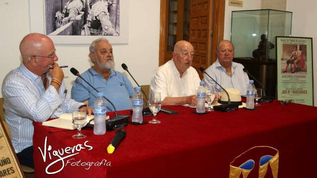 De izquierda a derecha: Luis Miguel Sánchez, José María Jericó, Julio de España y Blas de Peñas / Foto: Vigueras