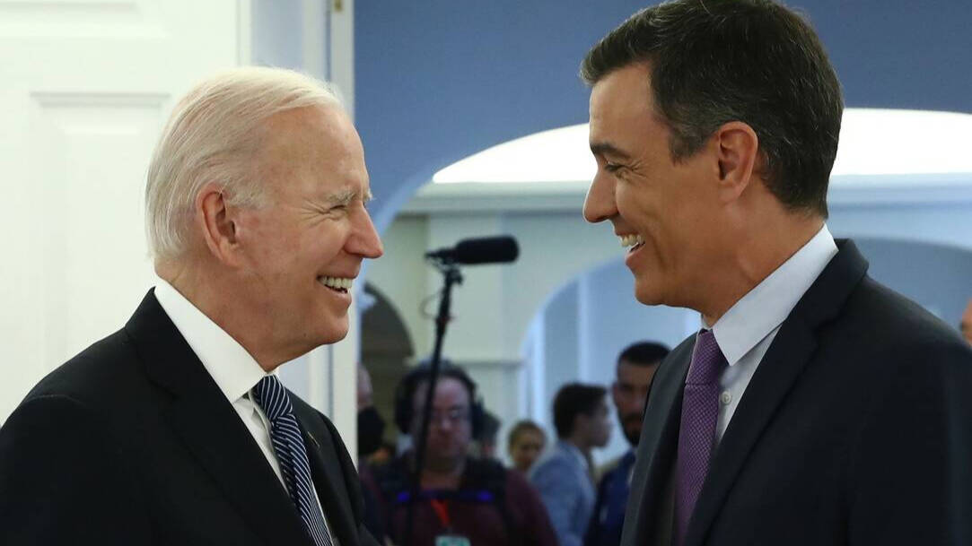 Joe Biden y Pedro Sánchez