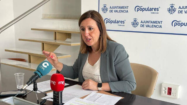 Mª José Catalá, portavoz del PP en el Ayuntamiento de Valencia.