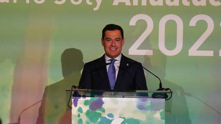 El presidente en funciones de la Junta de Andalucía, Juanma Moreno.