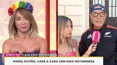 María Patiño se encara con Kiko Matamoros tras noquear a Marta López