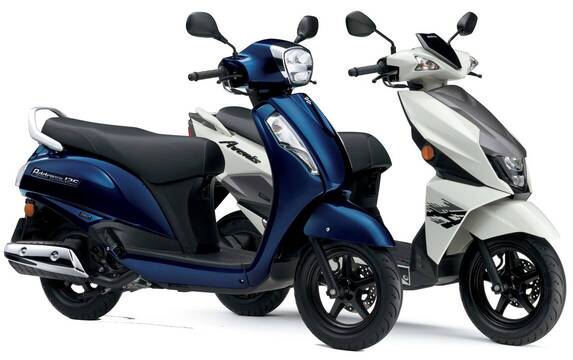 Suzuki lanza dos nuevos scooter en Europa