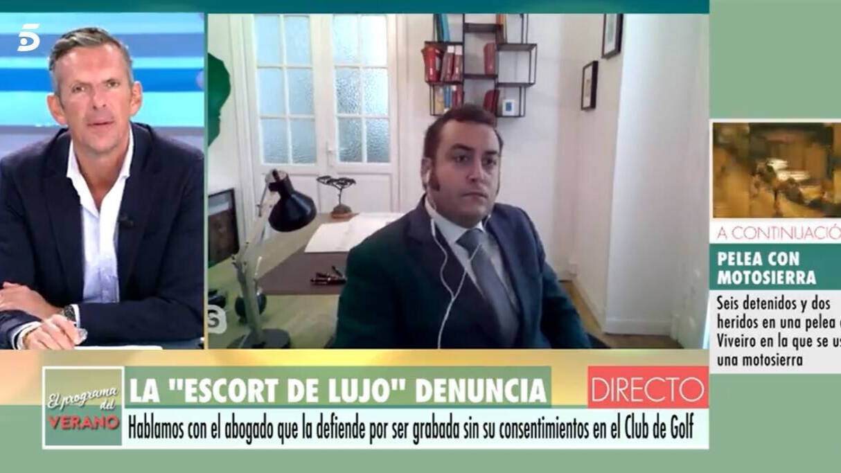 Joaquín Prat entrevista al abogado de la escort