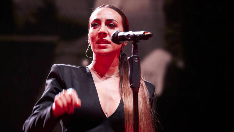 Mónica Naranjo, durante un concierto reciente. 