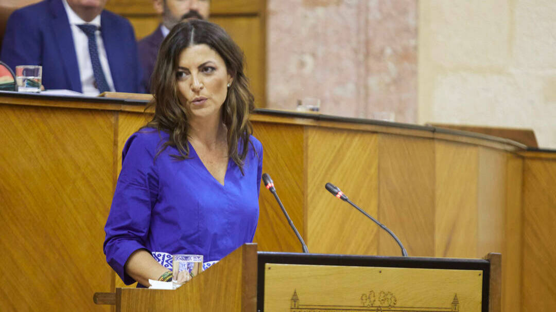 La portavoz de Vox en el Parlamento andaluz, Macarena Olona.